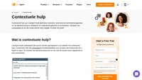 Contextuele hulp is een kennisbank met veelgestelde vragen. Met dit 'woordenboek' is het soms niet nodig om contact op te nemen met de ondersteuningsdienst.