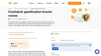 Op zoek om de ervaring van uw klantensupportteam te gamificeren? Bekijk onze Freshdesk gamification review om meer te leren. Je wilt het niet missen. Lees nu.