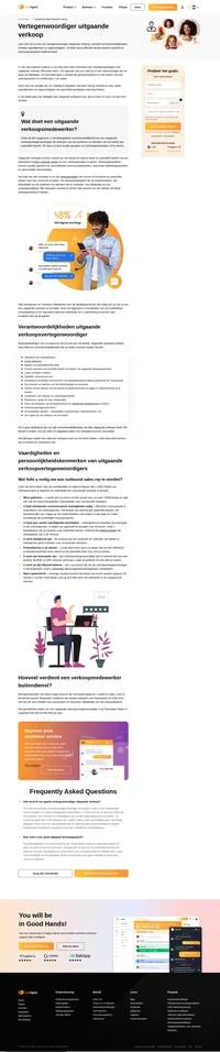 Leer meer over de vertegenwoordiger die uitgaande gesprekken voert. Begrijp de concepten van klantenondersteuning grondig met eenvoudige uitleg van professionals.