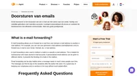 Met het doorsturen van emails kunt u een email van uw domein emailadres doorsturen naar een ander emailadres. Klik hier voor meer.