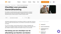 Hoe gaat u om met de problemen van je klanten? Gebruik onze checklijst voor de afhandeling van klachten van klanten om ervoor te zorgen dat alles in orde is.