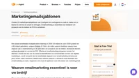 Bekijk en pas onze 10 standaard emailsjablonen aan voor uw eigen marketingcampagnes en uitgaande marketingcommunicatie.