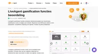 Bekijk onze recensie van de gamification-functies van LiveAgent, ontworpen om u te helpen uw team te motiveren en de klanttevredenheid te verbeteren.