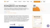Haal voordeel uit onze emailsjablonen voor promotionele feestdagen voor Black Friday, Cyber ​​Monday, Pasen, de wintervakanties en meer.