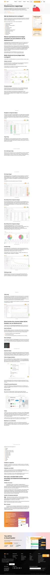 Begin met het verbeteren van uw producten en services door regelmatig de klantenservice verslagen te bekijken. Stel onze verslagen op de proef met onze gratis proefperiode.
