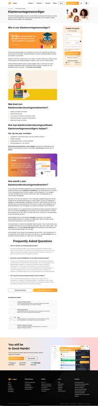 Een klantenvertegenwoordiger is een werknemer die namens een organisatie interactie heeft met de klanten van het bedrijf. Hij is de stem van het bedrijf.