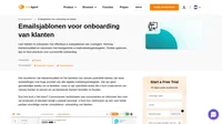 Client onboarding emailsjablonen begeleiden klanten naar het juiste gebruik van de producten of diensten die ze hebben gekocht.