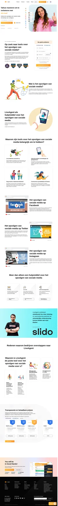 De tools voor het opvolgen van sociale media van LiveAgent zijn geweldig voor het proactief oplossen van problemen. Krijg een compleet overzicht van wat er vandaag over uw bedrijf wordt gezegd.