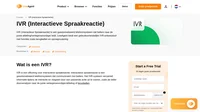 Breng uw klanten naar de experts tijdens spraakoproepen met Interactieve spraakreactie. Maak uw eigen IVR-bomen en routeer gesprekken waar u ze wilt hebben.