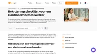 Bent u op zoek naar de beste kandidaat voor de job? De volgende rekruteringschecklijst voor een klantenservicemedewerker kan helpen bij het vinden van iemand die uitstekende hulp biedt.
