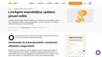 Ontdek de nieuwste stappen in de LiveAgent-updates van januari 2024! Ontdek een reeks nieuwe functies en belangrijke verbeteringen.