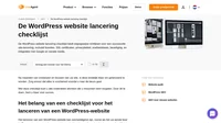 Onze checklijst voor het starten van een WordPress-website helpt u om uw project voor te bereiden op groei zonder onnodige fouten. De ultieme punt-voor-punt gids.