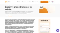 Gratis live chatsoftware voor uw website garandeert gepersonaliseerde klantenervaringen, betere merkinteracties en concurrentievoordeel.