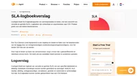 LiveAgent biedt een logboek van vervulde en gemiste SLA's van een specifiek tijdsbestek en afdeling. Individuele items kunnen worden gesorteerd door verschillende filters.