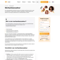 Een merkambassadeur kan een beroemd persoon zijn of een medewerker die het merk onder de mensen verspreidt. Deze mensen kunnen social influencers zijn.