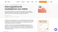 Bekijk onze emailsjablonen voor het promoten van extern gepubliceerde artikels die een link naar uw website hebben. Verzamel meer meningen met deze eenvoudige tips!