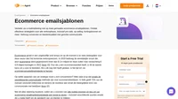 Boeiende ecommerce emailsjablonen voor alle gelegenheden, inclusief voorverkoop, up-selling, cross-selling, kortingsbonnen, verlaten winkelwagentjes en meer.