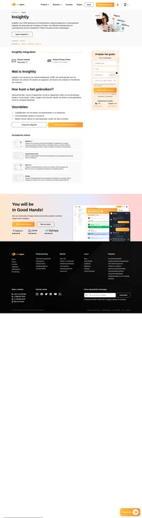 De Insightly-integratie stelt u in staat om klantenrelaties te beheren vanuit LiveAgent. Integreer het eenvoudig via Zapier en begin met het behalen van voordelen.