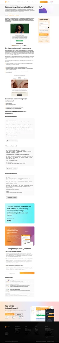 Leer hoe u uw nieuwe klanten met vertrouwen kunt verwelkomen met behulp van onze volledig aanpasbare ecommerce welkomemailsjablonen.