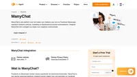 Met ManyChat-integratie kunt u uw chatbot verbinden met LiveAgent. Integreer het gewoon via Zapier en profiteer van voordelen.