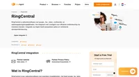 RingCentral-integratie stelt u in staat om oproepen/voicemails/SMS-berichten van klanten te beheren in LiveAgent wanneer u uw nummer toevoegt.