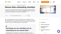 Het binnenhalen van een nieuwe klant vraagt speciale aandacht. Zorg ervoor dat u niets over het hoofd ziet door onze gratis checklist voor onboarding van nieuwe klanten te gebruiken.
