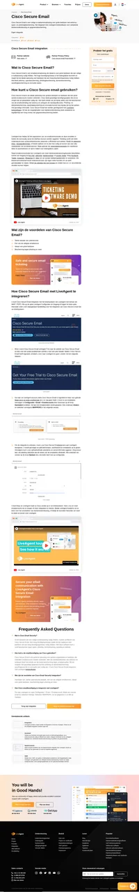 Cisco Secure email is een emailserveroplossing met ongelooflijke veiligheid en bescherming tegen spam, virussen, phishing en meer