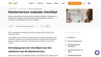De checklijst voor evaluatie van de klantenservice is uw kans om verbeterpunten te leren kennen. Besteed aandacht aan de suggesties van uw klanten.