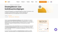 Emailsjablonen voor aankondigingen in het hele bedrijf. Bereik hoge open- en doorklikpercentages met onze eenvoudige gids en kant-en-klare sjablonen.