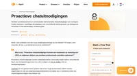 Breng de bezoekers van uw website in actie met proactieve chatuitnodigingen. Uw aangepaste uitnodiging verschijnt tijdens het surfen voor een klant.