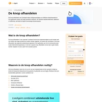 Geef prioriteit aan specifieke vragen van klanten met de knop afhandelen die tickets sorteert en prioriteert op basis van ontvangen tijd en SLA's.