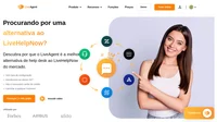 O LiveAgent tem o melhor custo benefício quando comparado a outras soluções de help desk e tem mais de 175 recursos de help desk, contando com mais de 40 integrações. Veja mais.