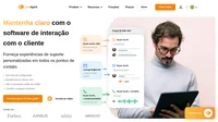 Saia na frente com o software de interação com o cliente hoje. Fique por dentro de todas as solicitações dos clientes e melhore a experiência do cliente em todos os canais.