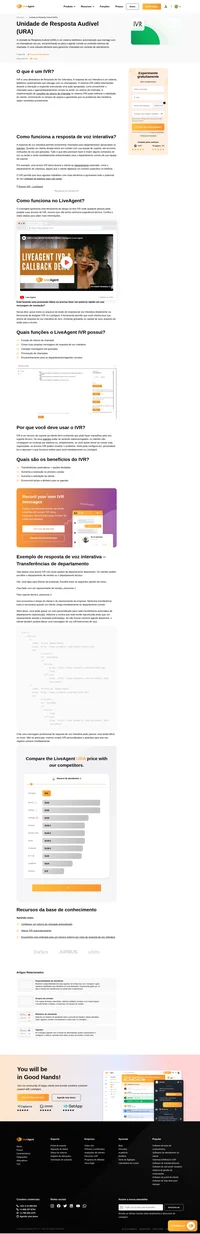 Leve os seus clientes aos especialistas durante chamadas de voz com a Unidade de Resposta Audível (URA). Crie suas próprias árvores de URA e direcione as chamadas para onde você as quer.
