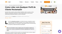 Aprenda a lidar com consumidores irritados e com os perfis mais comuns de clientes reclamadores. Leia o artigo e assista aos vídeos feitos pelo time do LiveAgent.