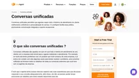Conversas unificadas são aquelas em que em que toda a história de atendimento do seu cliente com a empresa está visível para o agente realizando o atendimento.