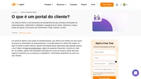 Um portal de autoatendimento do cliente é uma seção do site da empresa que oferece aos clientes um único ponto de acesso às informações da empresa / produto.