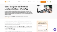Confira como a equipe de atendimento ao cliente do LiveAgent utiliza o WhatsApp para uma comunicação fluida e para construção de relacionamentos com os clientes.
