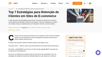 Crie laços com consumidores, personalize a experiência de compra, previna o abandono de carrinhos e muito mais. Leia este artigo e saiba como aumentar a retenção de clientes.