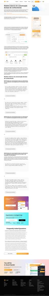 Aprenda como se comunicar com os usuários da sua base de conhecimento com nossos modelos básicos de comunicação da base de conhecimento.