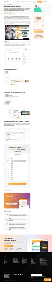 O construtor de base de conhecimento ajudará você a criar categorias no portal do cliente e fornecerá a seus clientes o conhecimento que eles podem encontrar por conta própria