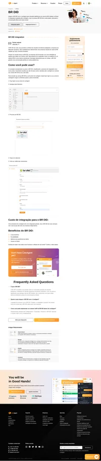Eleve sua estratégia de comunicação integrando sem esforço o seu número de VoIP do BR DID com a nossa solução do LiveAgent. Leia o nosso artigo abrangente para obter uma compreensão mais profunda e enriquecer seu conhecimento sobre o assunto.