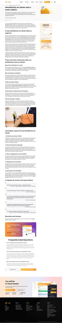 Venha descobrir as principais causas do mau atendimento ao cliente. Aprenda dicas práticas e o que não fazer para melhorar seu atendimento ao cliente hoje mesmo.