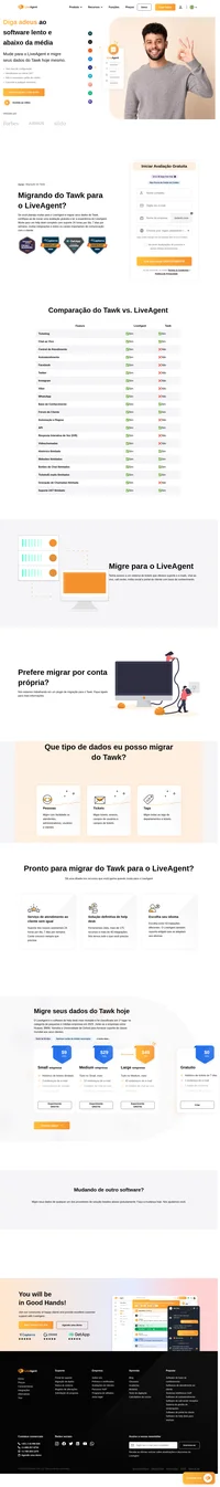 O LiveAgent é o software de help desk classificado em 1º lugar na categoria de pequenas e médias empresas em 2019 e 2020. Junte-se a empresas como Huawei, BMW e Yamaha para fornecer suporte ao cliente de classe mundial.