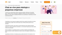 Reduza o custo de aquisição de clientes e aumente a fidelidade do cliente de sua startup ou pequena empresa com o software de chat ao vivo