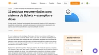 Aumente a eficácia do suporte ao cliente com as melhores práticas do sistema de tickets. Se inspire em exemplos e dicas acionáveis para uma resolução de problemas sem problemas.
