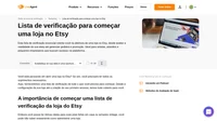 Quer abrir uma loja no Etsy? Prepare-se para vender como um profissional com esta lista de verificação para iniciar uma loja no Etsy.