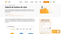 Forneça um melhor atendimento ao cliente, colocando um botão de chat em qualquer lugar do seu site. Escolha na nossa galeria de botões de chat ao vivo imediatamente.