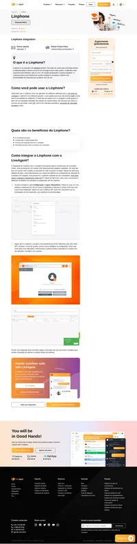 Linphone é um aplicativo softphone gratuito disponível para todos os sistemas operacionais de computador que oferece uma configuração fácil e implementação com seu call center.