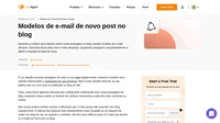 Avise seus leitores sobre o novo conteúdo do seu site com nossos modelos de e-mail para anunciar novos posts no seu blog. Eles podem ser interativos ou simples, você decide!
